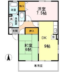 エピナール B棟の物件間取画像